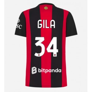 AC Milan Mario Gila #34 Jalkapallovaatteet Naisten Kotipaita 2026-27 Lyhythihainen